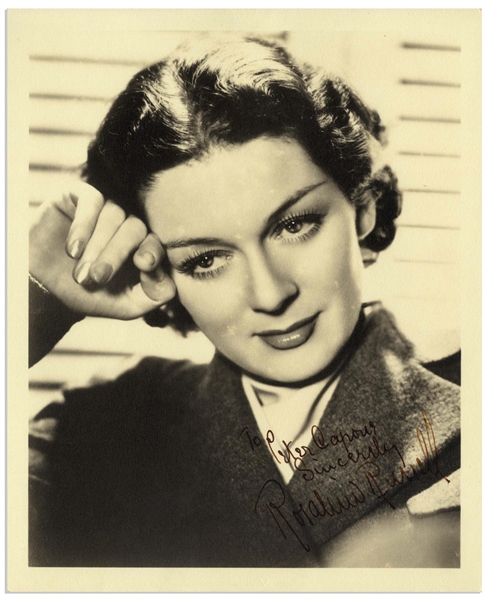 Rosalind Russell Signed 8'' x 10'' Photo